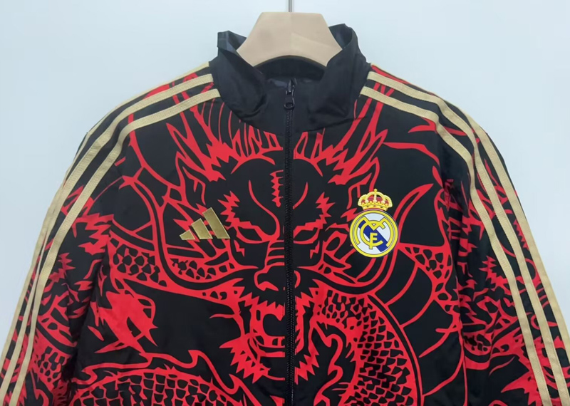24-25 RMA Red & Black Double Sided Windbreaker (双面风衣)(红龙)