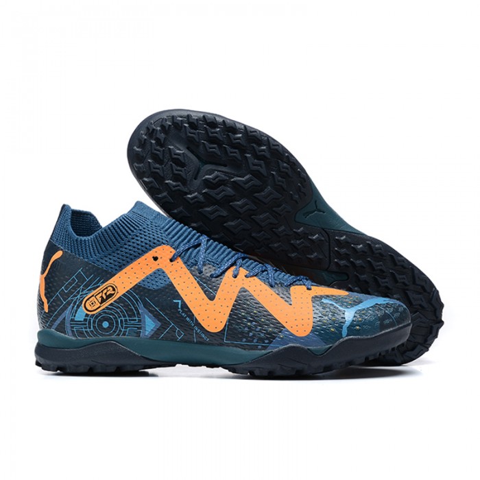 Ultra Ultimate TF Soccer Shoes-Navy Blue/Orange-2281749