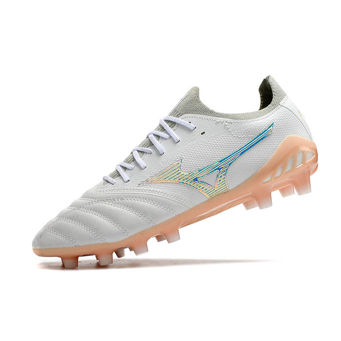 MORELIA NEO III FG Soccer Shoes-White/Brown-381937