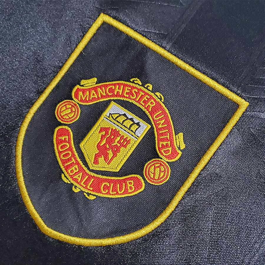 1994 Man Utd Away Black Retro Soccer Jersey
