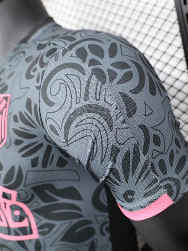 24-25 Palestina FC Grey Black Player Version Training shirts