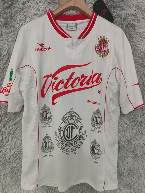 1998-1999 Toluca Away Retro Soccer Jersey
