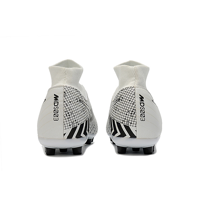13'Dream Spee 003 AG High Soccer Shoes-White/Black-2971244