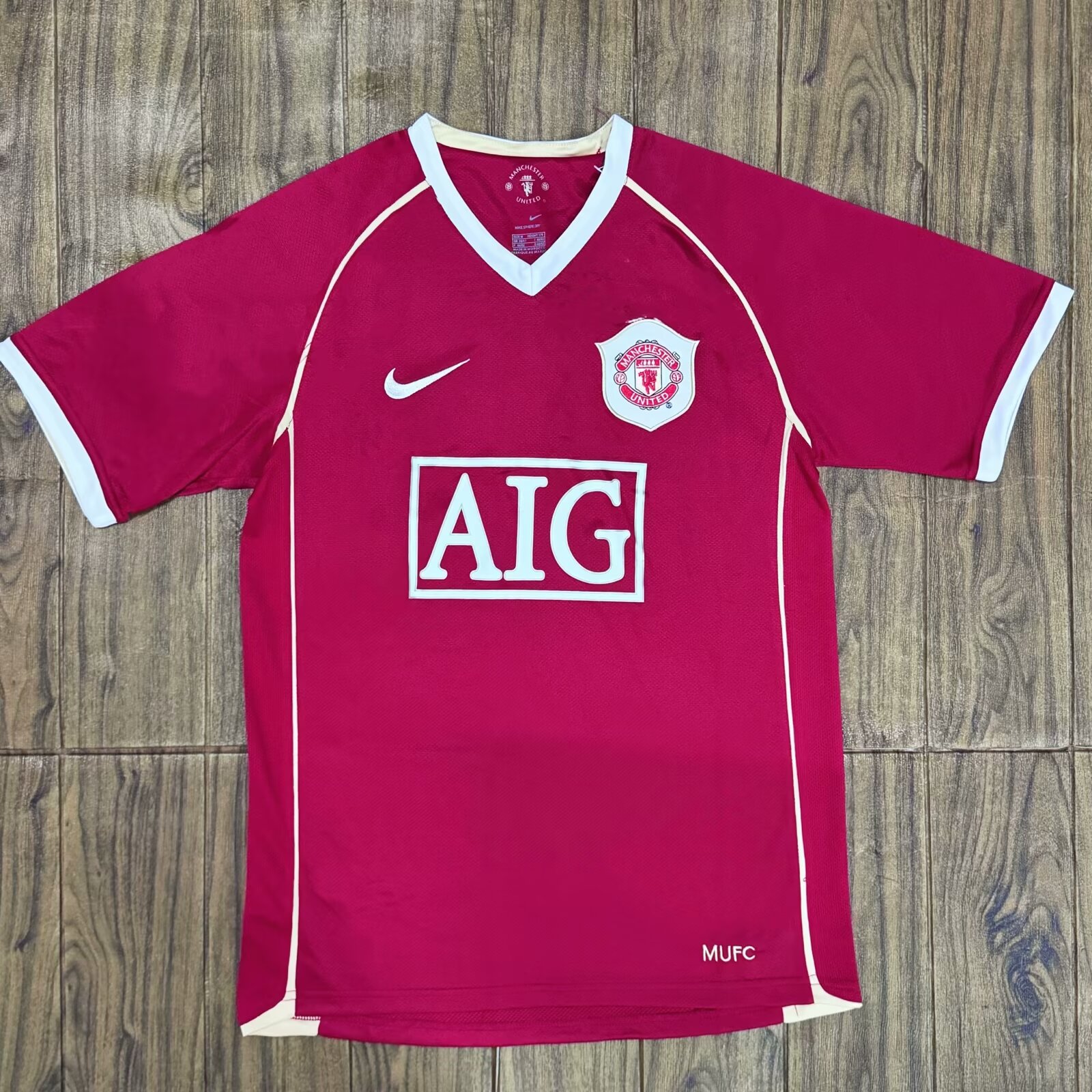 2005-2006 Man Utd Home Retro Soccer Jersey