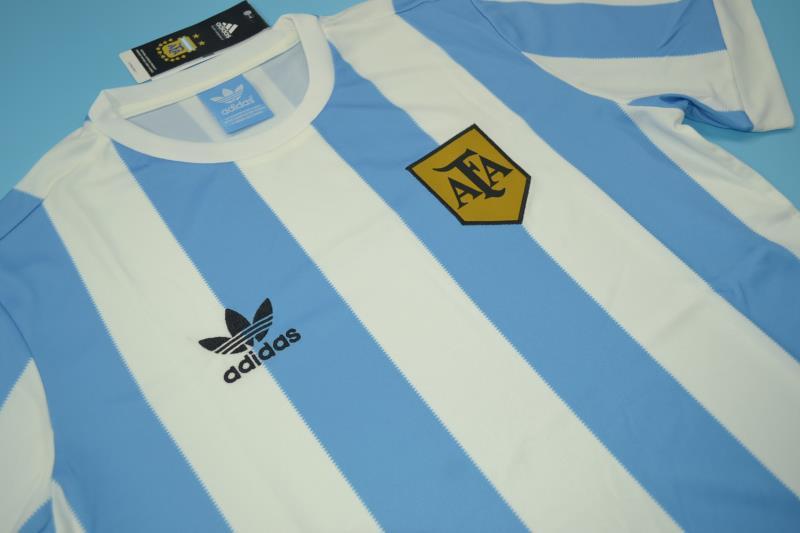 1978 Argentina Home Retro Soccer Jersey