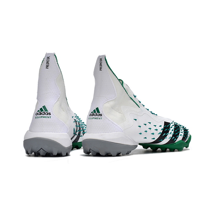 PREDATOR FREAK .1 TF High Soccer Shoes-White/Green-2273954