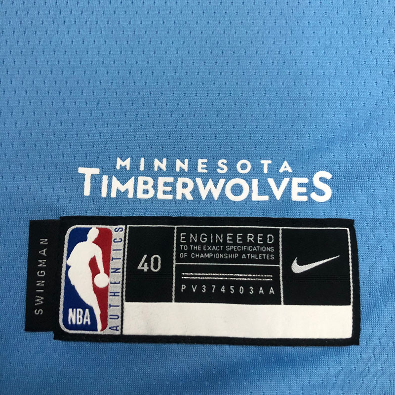 2019-20 Timberwolves ROSE #25 Sky Blue Retro To...