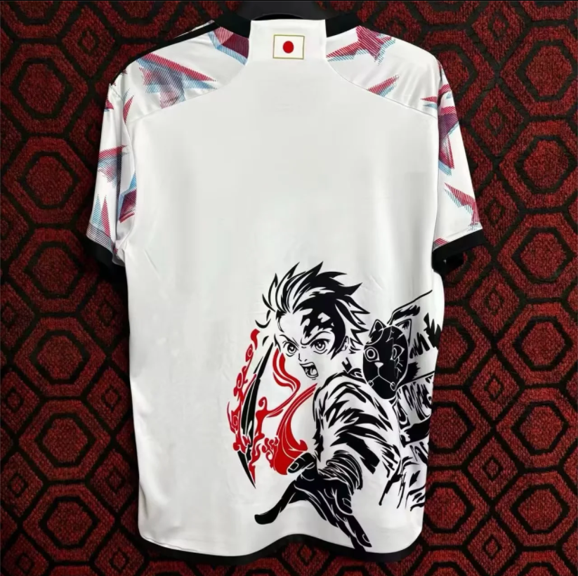 24-25 Japan White Special Edition Fans Training Shirts *炭治郎