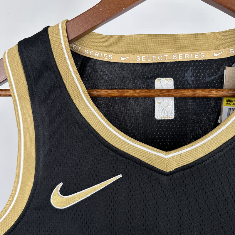 23-24 BUCKS ANTETOKOUNMPO #34 Black Glory Edition Top Quality Hot Pressing NBA Jersey 荣耀版