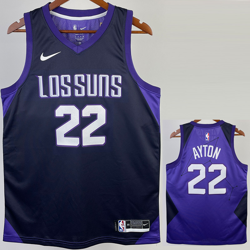 2017-18 SUNS AYTON #22 Royal Blue City Edition ...