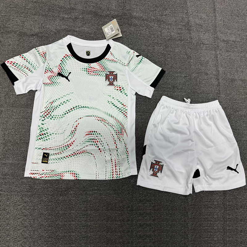 25-26 Portugal Away Kids Soccer Jersey *PM