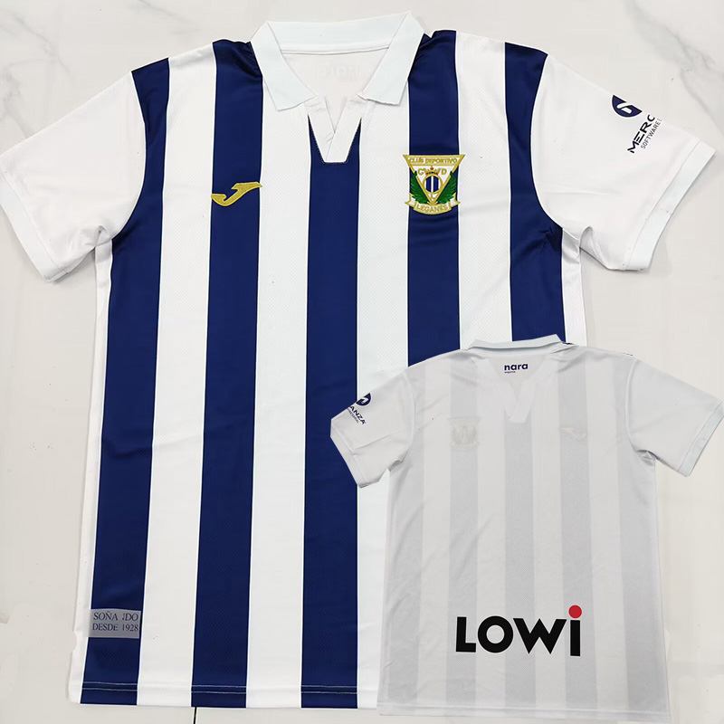 25-26 CD Leganes Home Fans Soccer Jersey