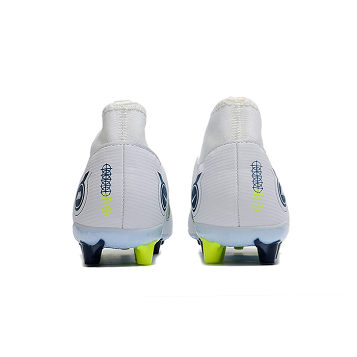Vapor 14 Academy AG High Soccer Shoes-White/Green-7666750