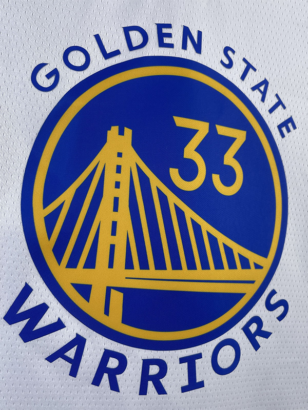 22-23 WARRIORS WISEMAN #33 White Top Quality Ho...