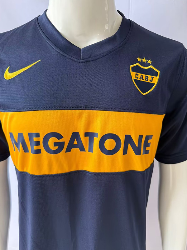 2007-2008 Boca Juniors Home Retro Soccer Jersey