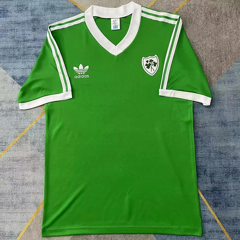 1986 Ireland Home Retro Soccer Jersey