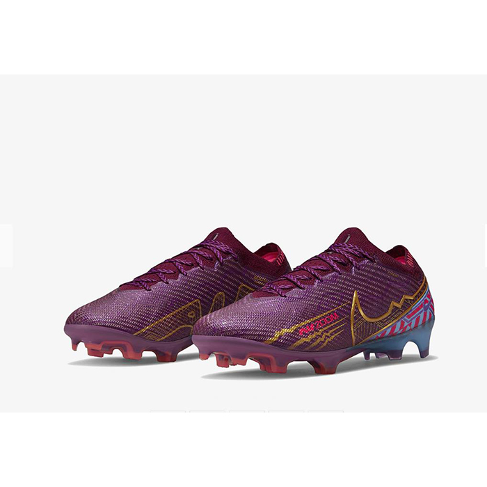 Mbappé Air Zoom Mercurial Vapor XV Elite FG Soccer Shoes-Wine Red/Gold-1152170