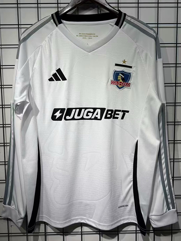 25-26 Colo-Colo Home Long Sleeve Soccer Jersey (长袖)