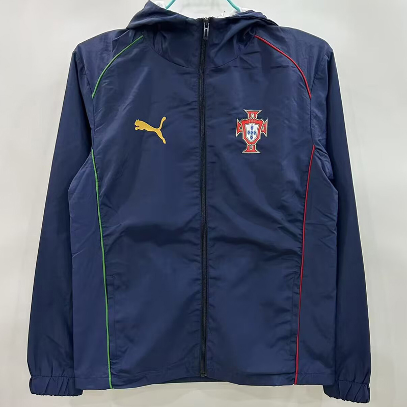 25-26 Portugal Royal blue Windbreaker