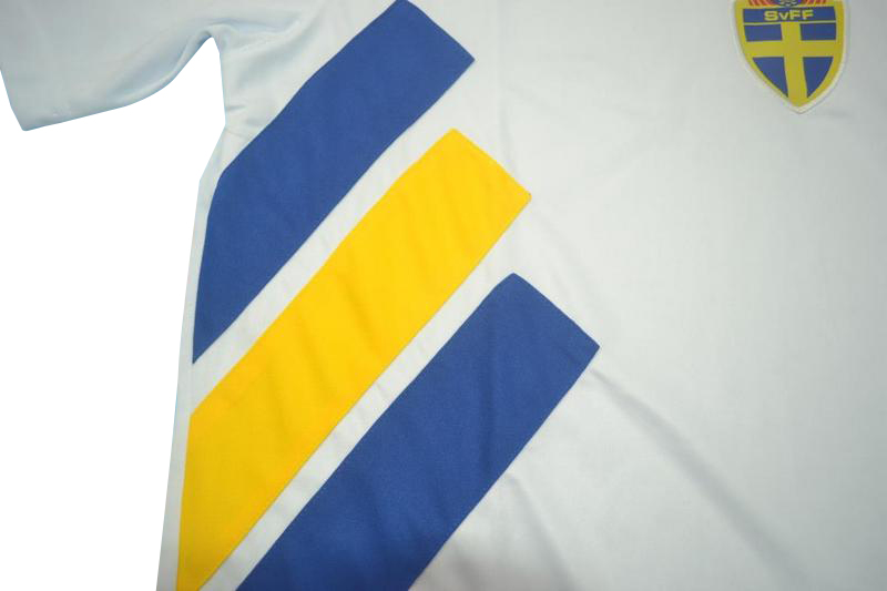 1994-1996 Sweden White Retro Soccer Jersey