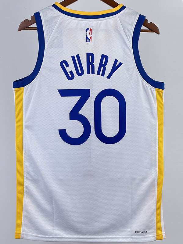 22-23 WARRIORS CURRY #30 White Top Quality Hot ...