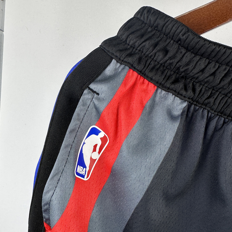 23-24 NETS Black City Edition Top Quality NBA Pants (涂鸦)