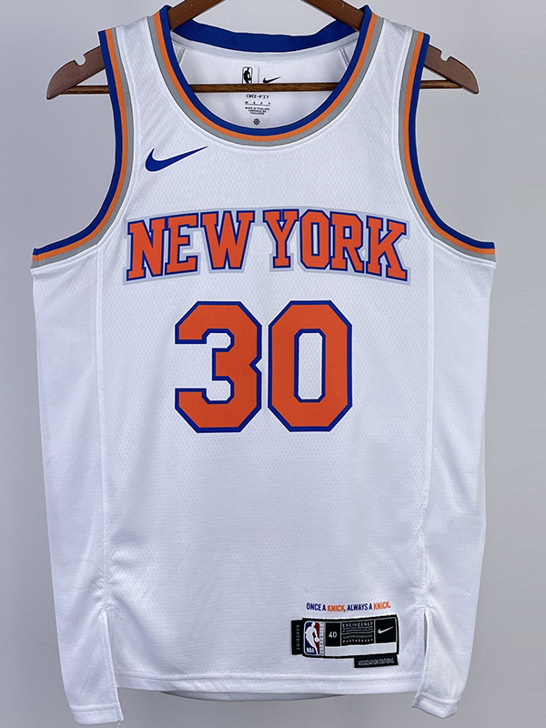 22-23 KNICKS RANDLE #30 White Top Quality Hot P...