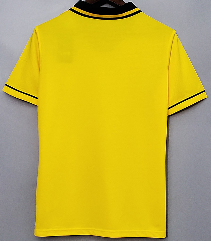 1993-1994 Brazil Home Yellow Retro Soccer Jersey