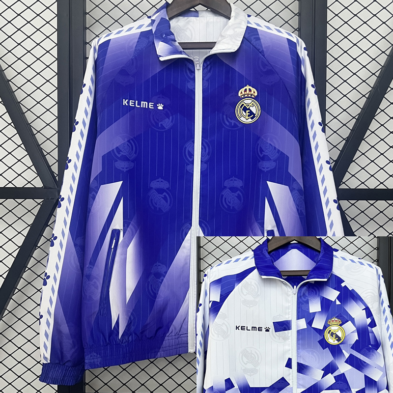 24-25 RMA Blue &White Double Sided Windbreaker (双面风衣)