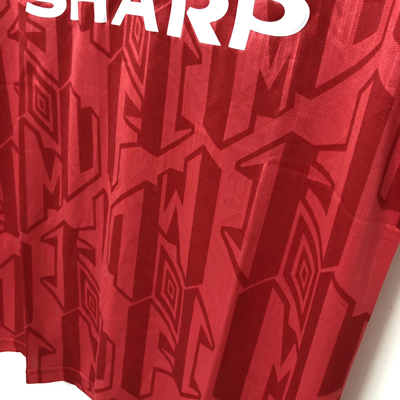 1992-1994 Man Utd Home Retro Soccer Jersey