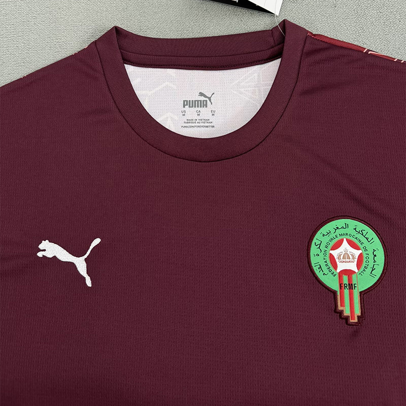 24-25 Morocco Red Training shirts