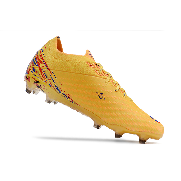 New Balance Vivid Spark Soccer Shoes-Yellow/Purple-4478688