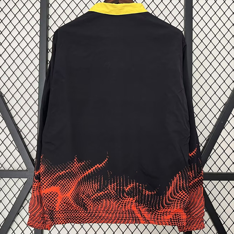24-25 Man Utd Yellow & Red Double Sided Windbreaker (双面风衣)