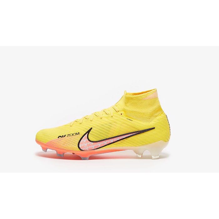 Air Zoom Mercurial Superfly IX Elite FG High Soccer Shoes-Yellow/Pink-3834191