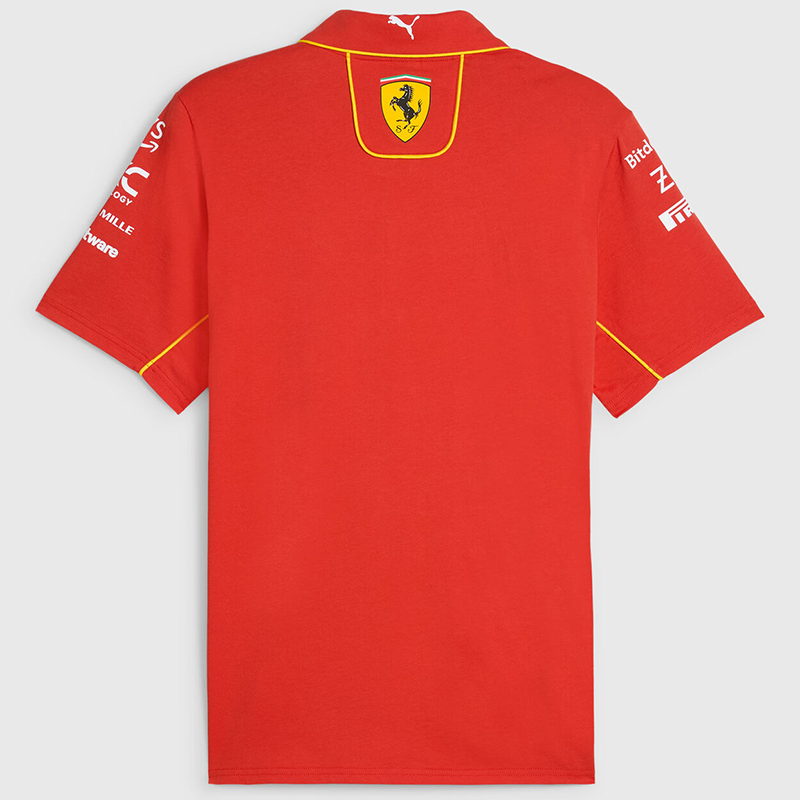 2024 Ferrari Red Polo Racing Suit (有领)