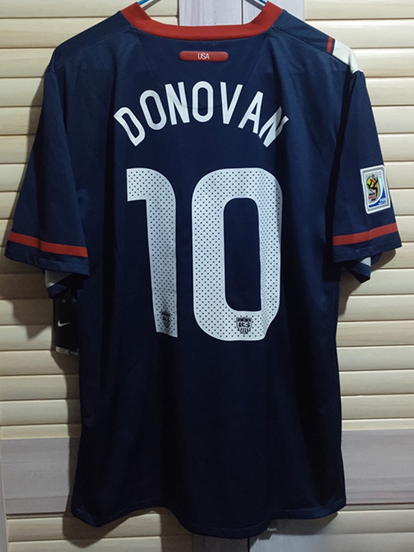 2010 USA Away Retro Soccer Jersey