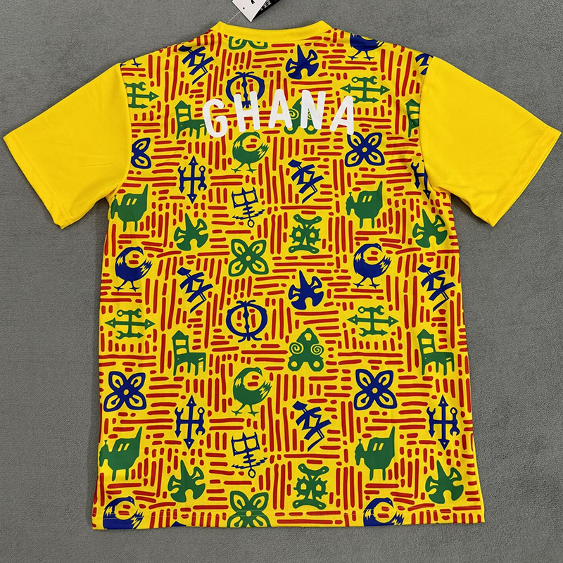 24-25 Ghana Yellow Training shirts