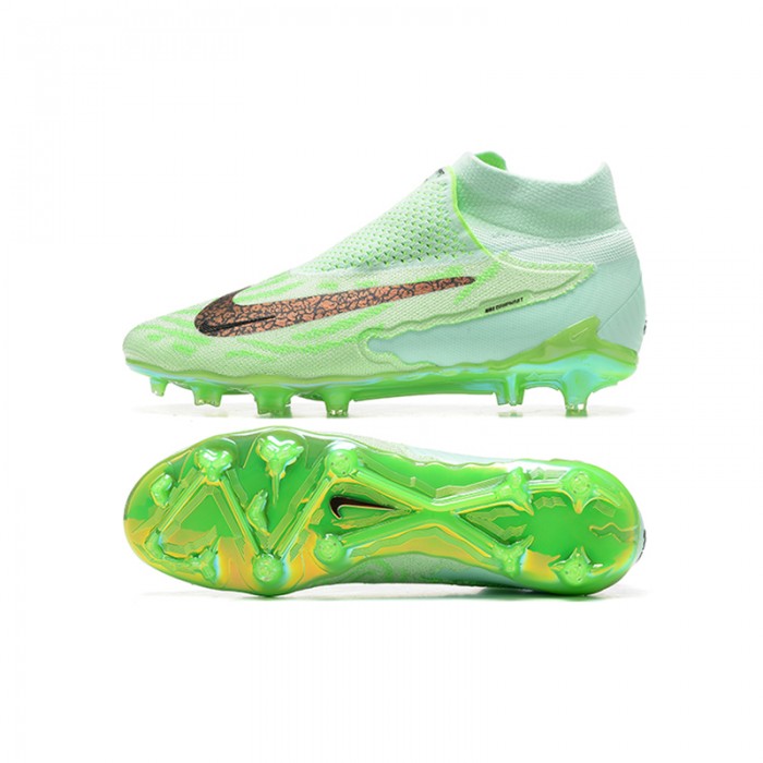Phantom GX Elite FG High Soccer Shoes-Green/Black-9268465