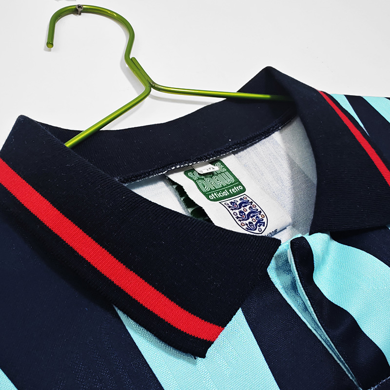 1992 England Third Retro Soccer Jersey