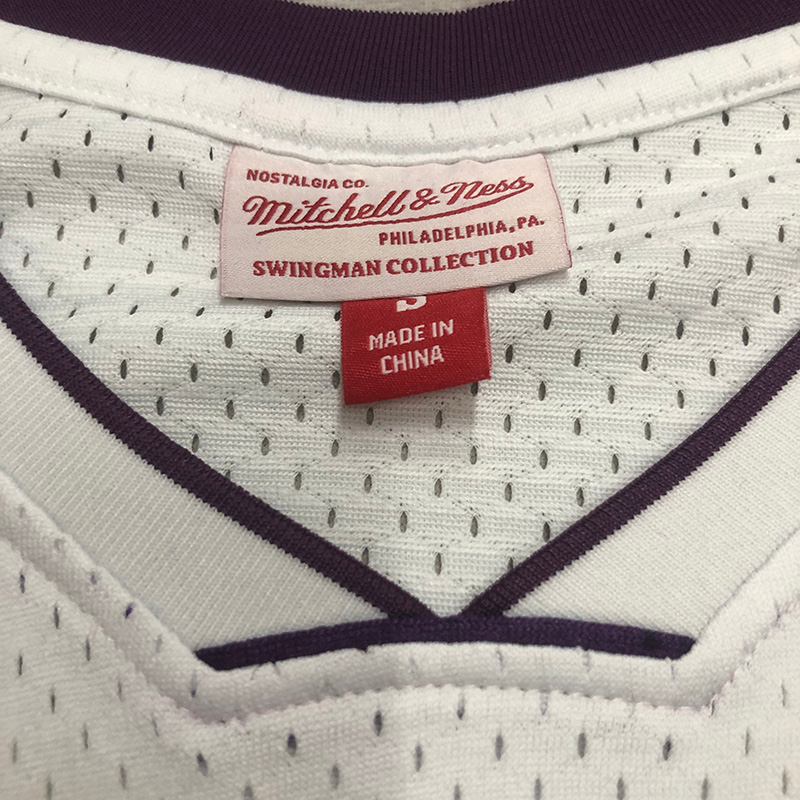 2009-10 LAKERS BRYANT #24 White Retro Top Quali...