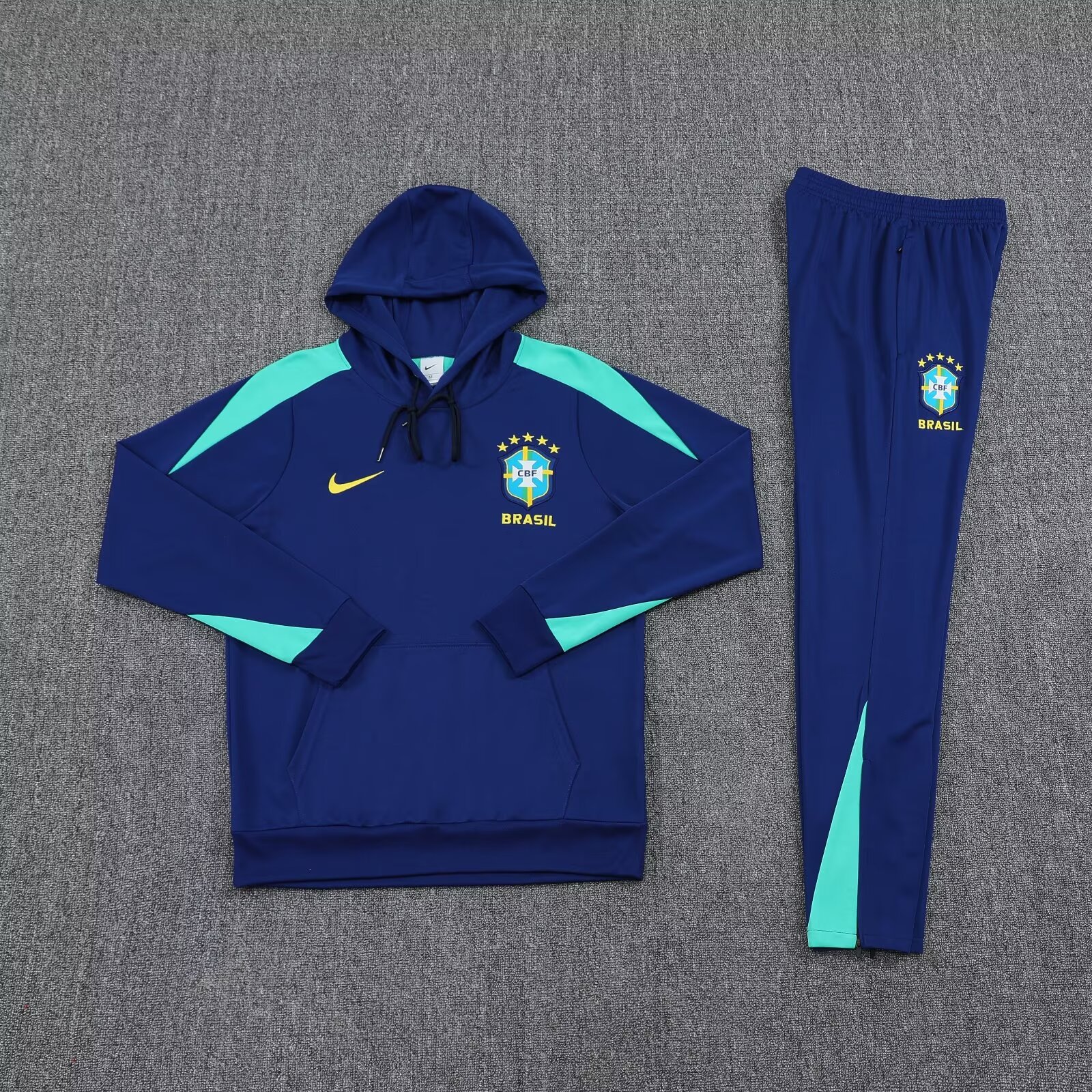 24-25 Brazil Royal blue Hoodie Tracksuit (卫衣套装)