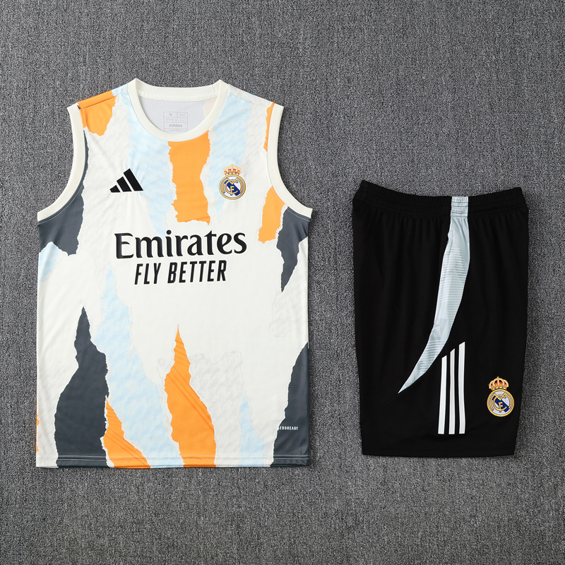 25-26 RMA White Tank top and shorts suit