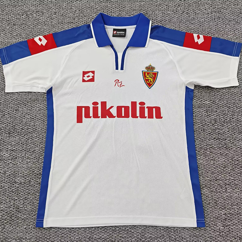 2004 Zaragoza Home Retro Soccer Jersey