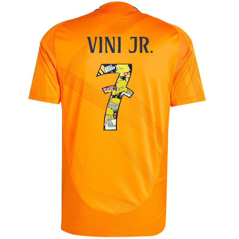 24-25 RMA Away Print Cartoon Number #7 VINI JR. Fans Soccer Jersey