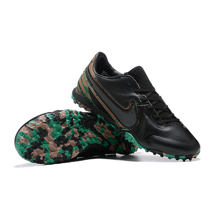 Streetgato Soccer Shoes-Black/Green-6261817