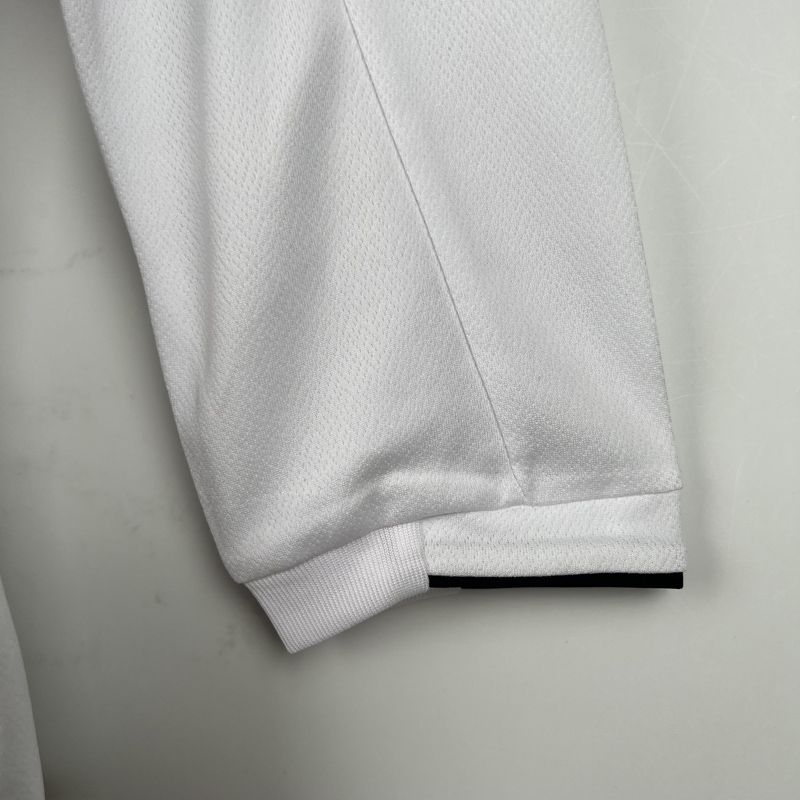 2006 England Home Retro Long Sleeve Soccer Jers...