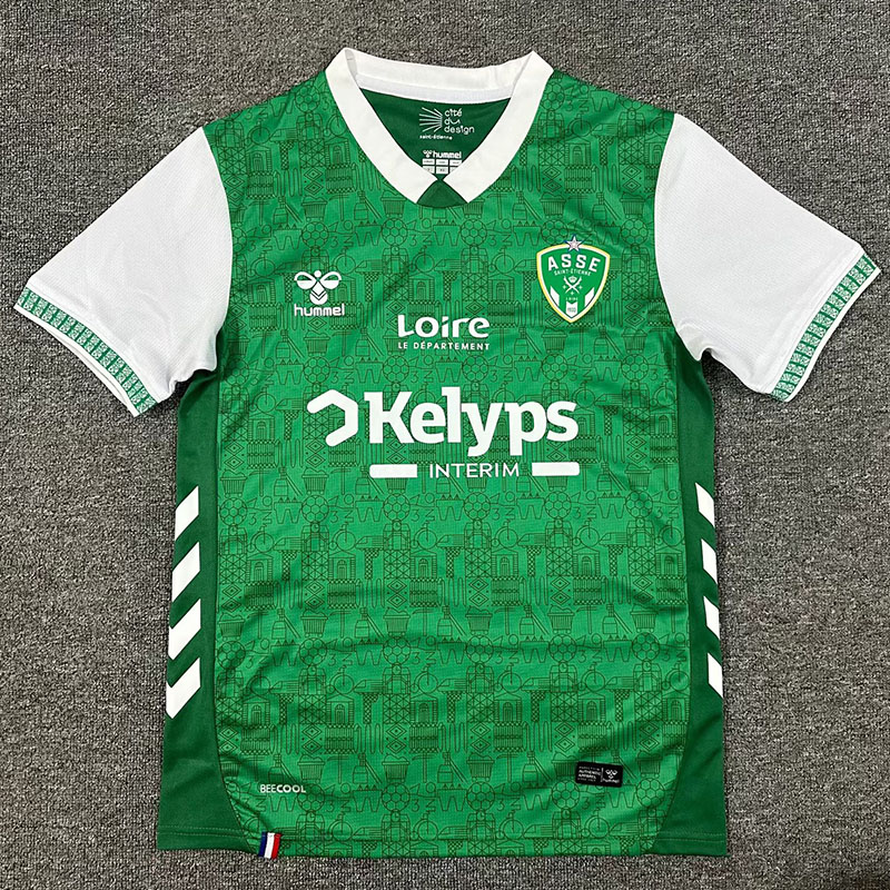 25-26 Saint Etienne Home Fans Soccer Jersey
