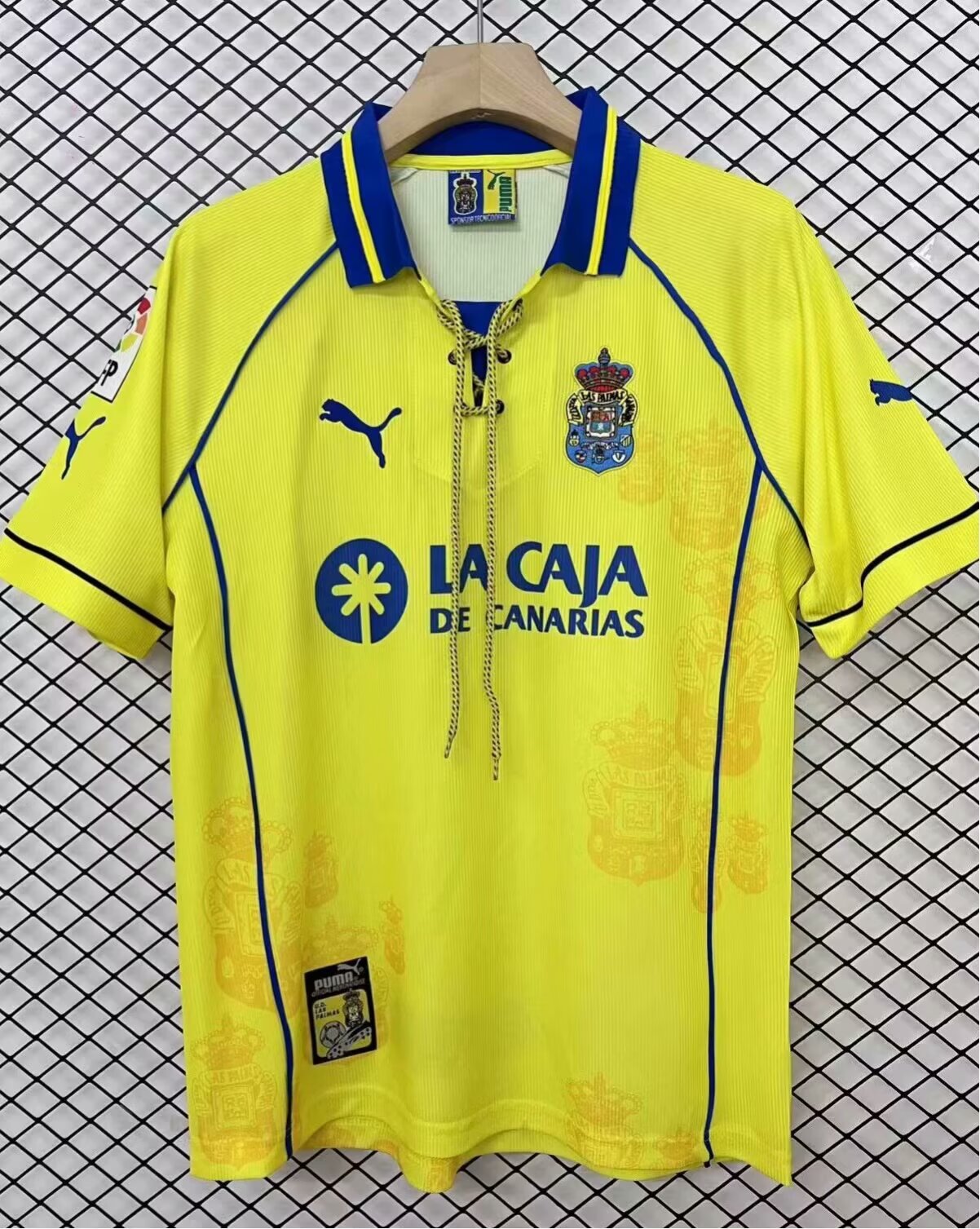1997-1998 Las Palmas Home Retro Soccer Jersey *带章