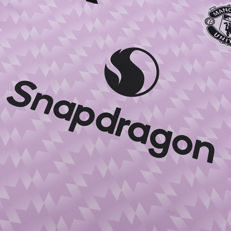 25-26 Man Utd Pink Polo Short Sleeve