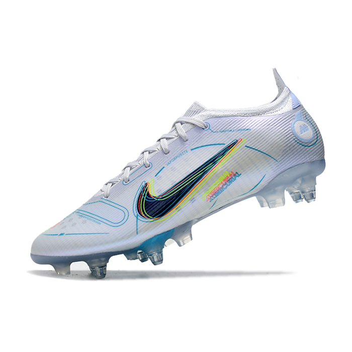 Mercurial Vapor XIV Elite SG Soccer Shoes-White/Blue-7881602